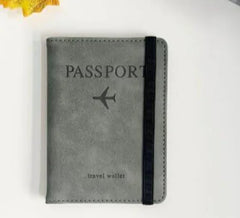 Blocking Passport Holder Leather Travel Wallet