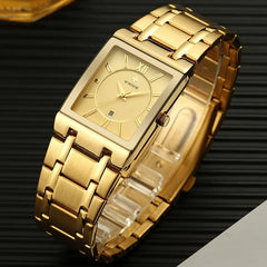 WWOOR Gold Square Men's Quartz Watch